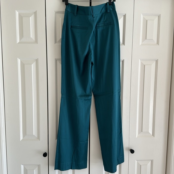 Favorite Daughter THE SATIN FAVORITE PANT // Dark Teal - Picture 11 of 11